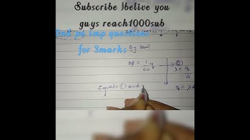 2nd pu imp derivation in electric field and charges #physic #mathematics #class #math #mathtrick