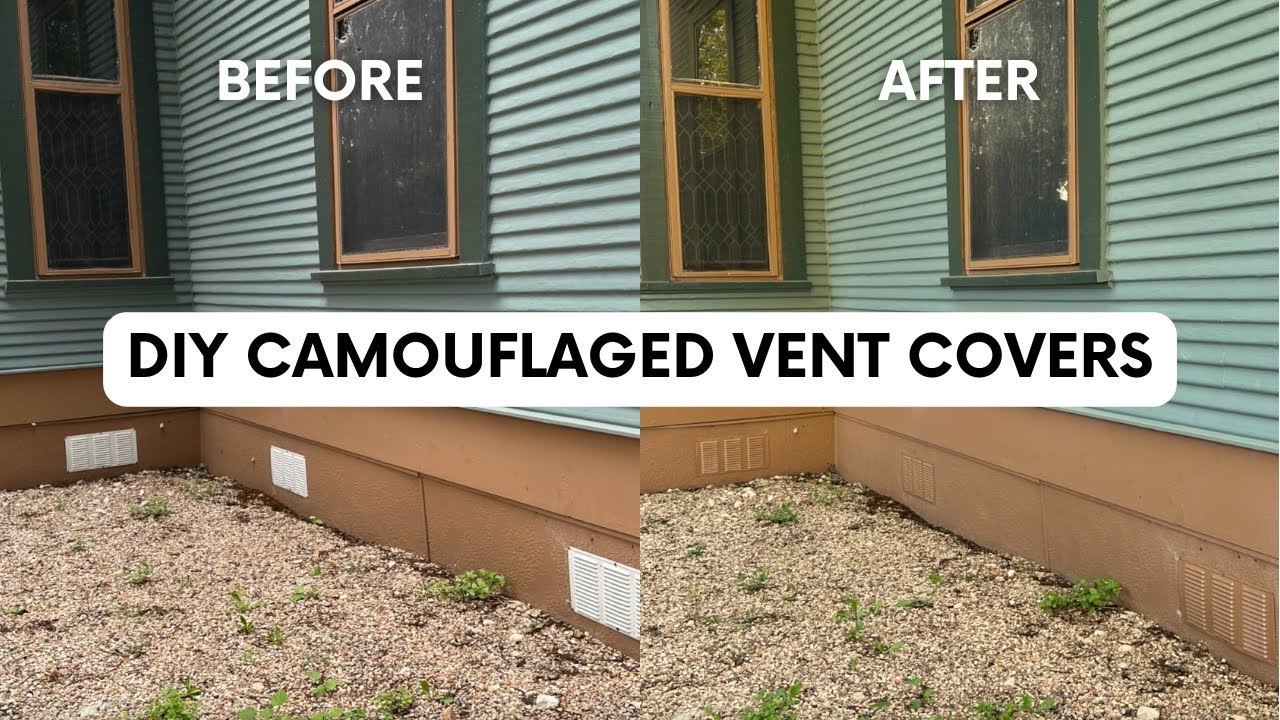 How to Disguise Old Air Vent Covers With Paint YouTube