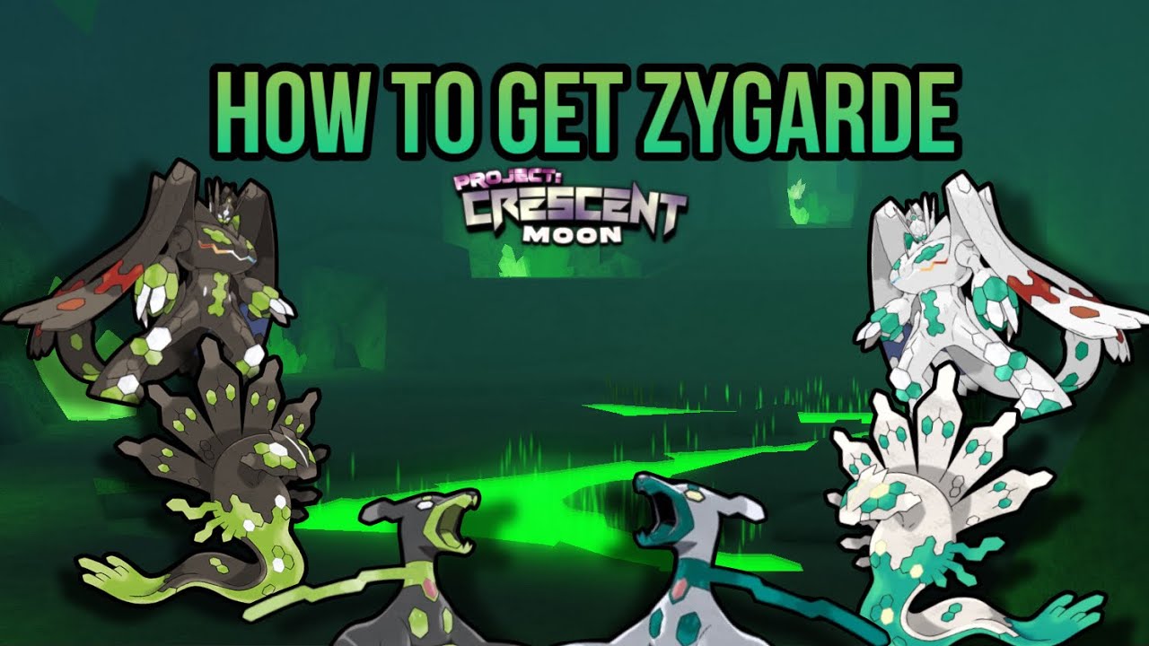Project Crescent How To Get Zygarde! | Project Crescent Moon - YouTube