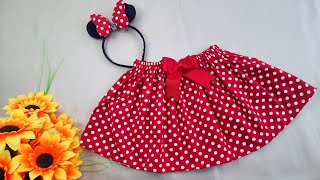 COMO FAZER SAIA E TIARA DA MINNIE.