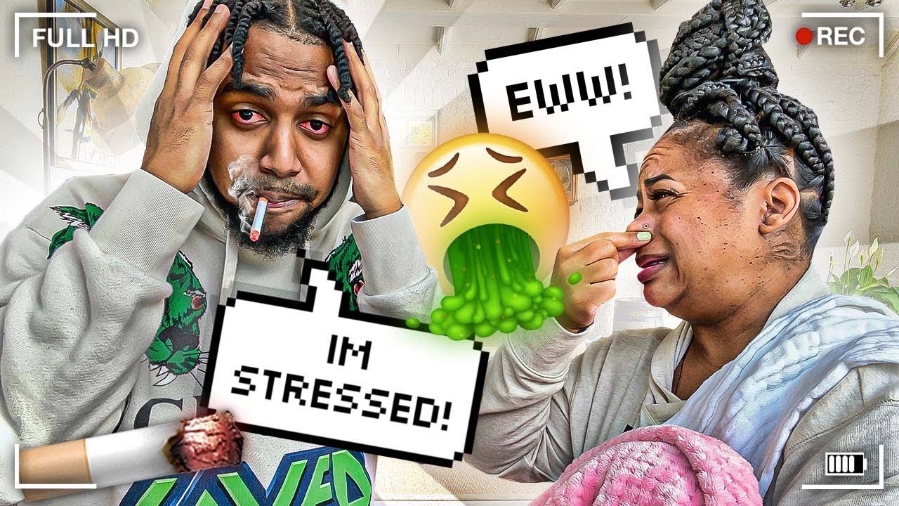 SMOKING FAKE CIGARETTE PRANK ON GIRLFRIEND!