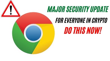 Major Security Update for Anyone in Crypto! Do this Now!