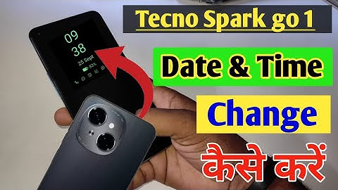 How to set date and time in Tecno Spark go 1/Tecno Spark go 1 me time set kaise change kare | date