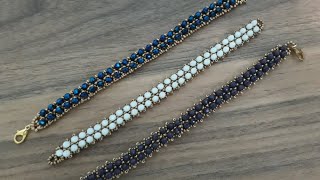 İki Sıralı Petek Bileklik Yapımı