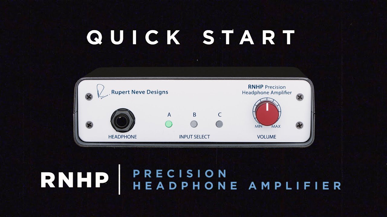 Quick Start : RND RNHP Precision Headphone Amplifier【日本語字幕 