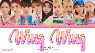 [RICHIESTA] Kep1er (케플러) – “Wing Wing” [Color Coded Lyrics Kan_Rom_Sub Ita_가사]