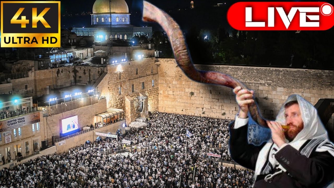 LIVE : YOM KIPPUR 2025 | Selichot 2025 | SHOFAR | Toque do shofar