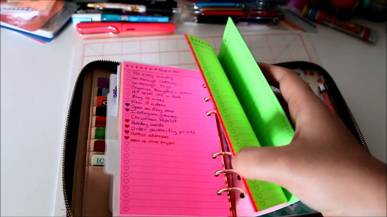 Updated 'Filofax' Setup: My Kate Spade Wellesley Zip