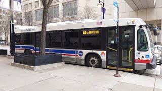 CTA 2022-23 Nova Bus LFS 8560 On Rt 66 Chicago