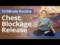 Chest pain release from stress  10 minute daily routines