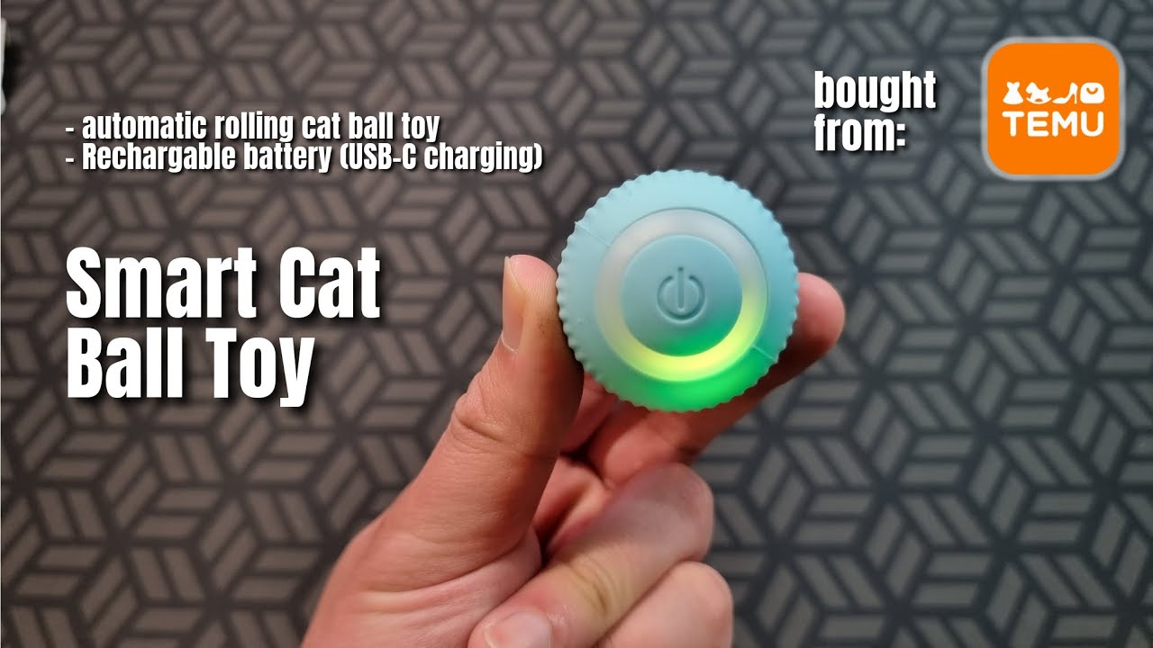 Wloom Power Ball 2.0 Cat Toy, Aiveys Smart Ball Cat, USB Charging Smart Pet  Toy Ball, Interactive Pet Ball for Dogs, Automatic Moving Rolling Ball for