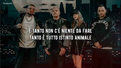 Don Joe, Annalisa, Guè, Ernia - ISTINTO ANIMALE (Lyrics/Testo)