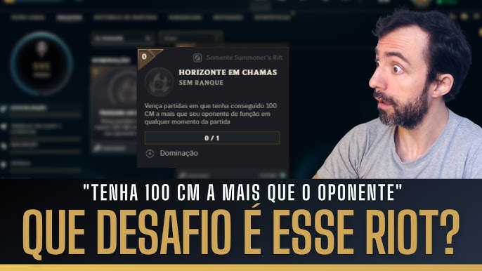 Nova Tela Carregamento Lol, Sistema de Desafios e Identidade