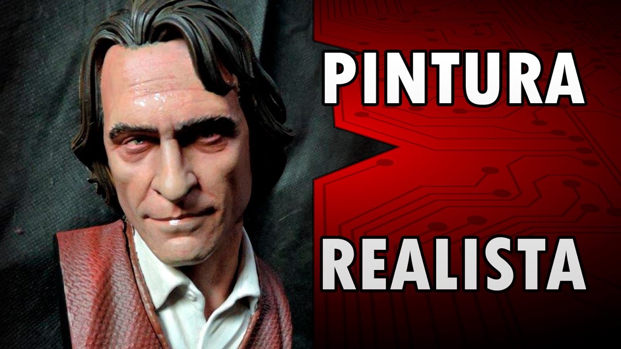 PINTURA REALISTA PINTANDO O JOAQUIN PHOENIX JOKER