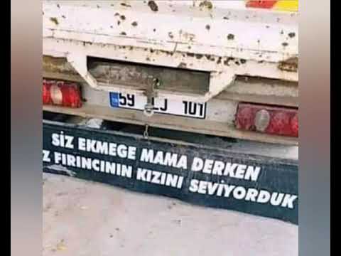 En güzel kamyon arkası sözleri