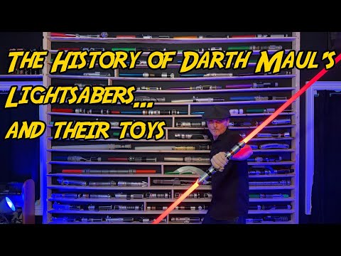 The History of Darth Maul's Lightsabers and their Toys