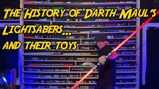 The History of Darth Maul's Lightsabers and their Toys