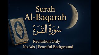 Surah Al-Baqarah | سورة البقرة | Peaceful 2-Hour Recitation | No Ads | NCQ Audio