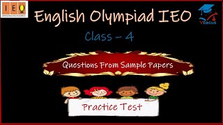 #vbacus English Olympiad Practice Series for grade 4 I IEO Practice Test for Class 4 #ieo