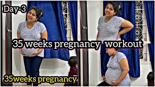Exercises in Preparation for Delivery for 7-9 months pregnant| Day 3| @Jomiyanirmal