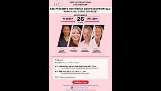 ESC Webinar: Your Life, Your Choices