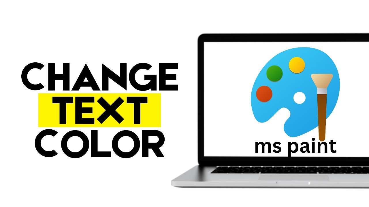 How Change Text Color in Microsoft Paint