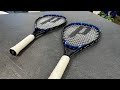 Stringing the Prince Extender Graphite Tennis Racket - Hard Weave City!