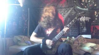 amon amarth- death in fire guitar cover