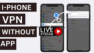 iPhone mobiles New VPN connect without apps 2023 | How to Add a VPN Connection | Software app tips image