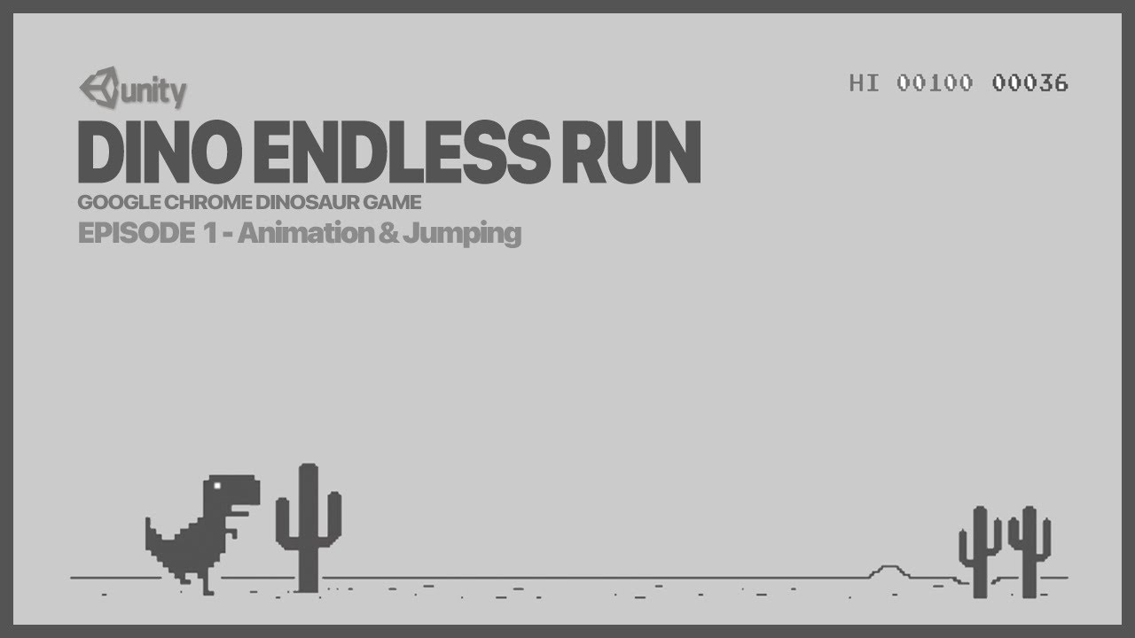 Running dinosaur game