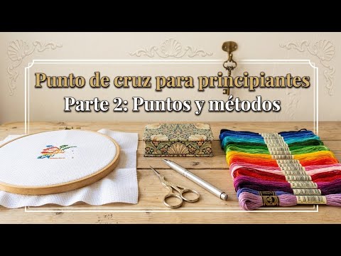 ✨Punto de cruz ❌ para PRINCIPIANTES Parte 2 Métodos, Bordados y Puntos # esaney #puntodecruz Estrellas de Navidad en punto de cruz: diseños fáciles hqdefault