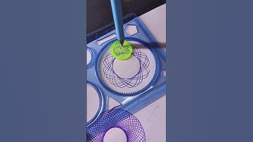 Count the number of circles drawn by pen in total??? #spirograph #youtubeshorts #shorts #viral #try