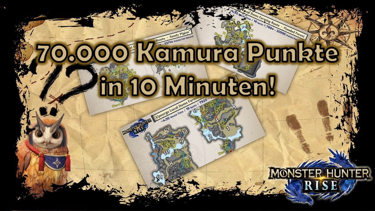 Kamura Punkte Farm Guide mit effektivster Route | Monster Hunter Rise [deutsch]