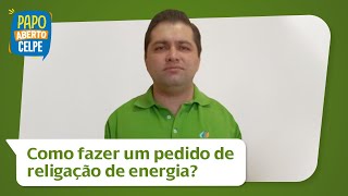 Papo Aberto  Religao De Energia