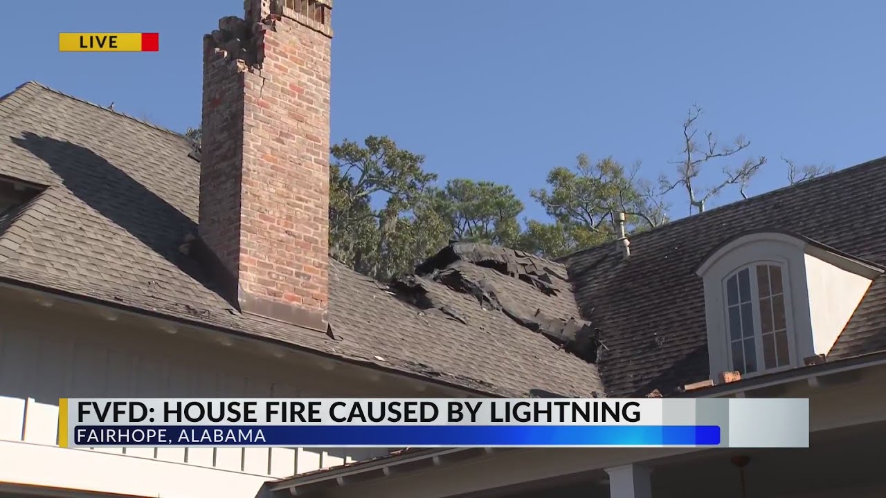Early morning fire in Fairhope caused by lightning: Volunteer fire ...