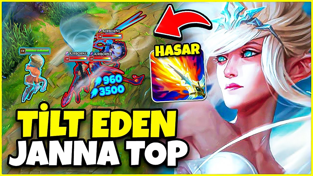 RAKİBE OYUNU ZEHİR EDEN JANNA TOP LANE 💀