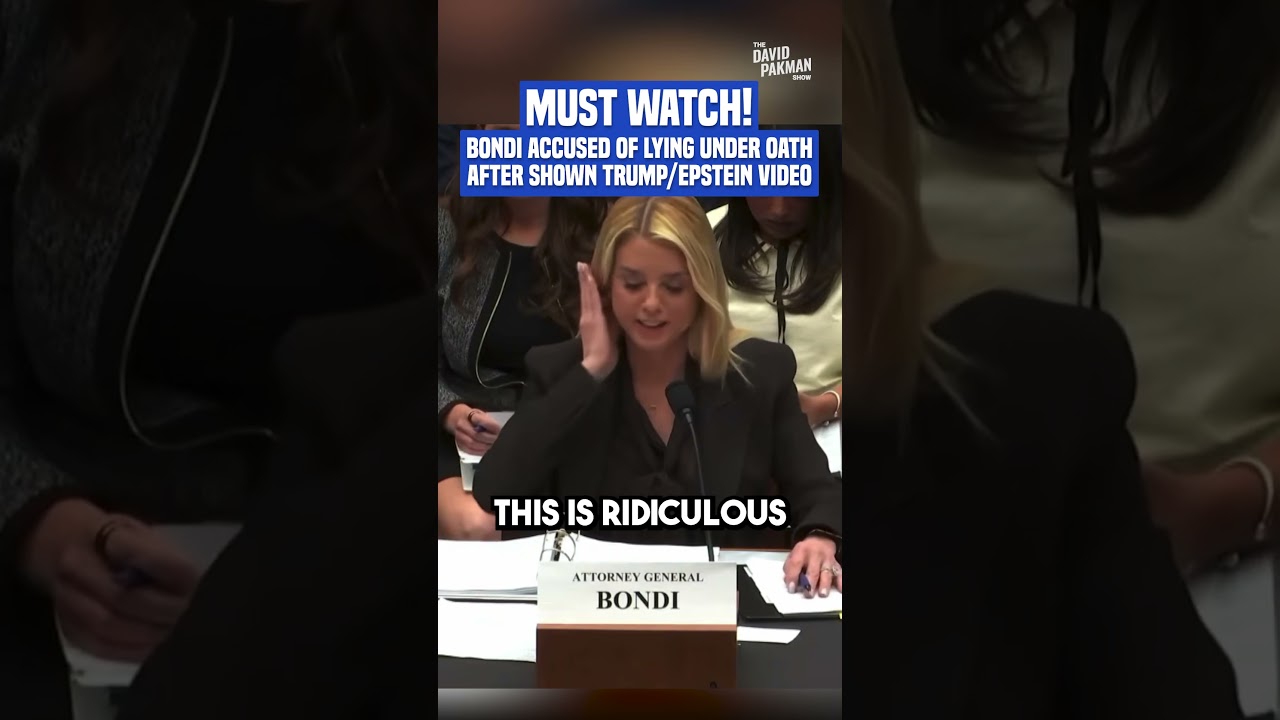Pam Bondi ACCUSED OF LYING UNDER OATH 