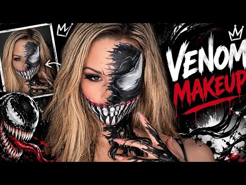 Venom makeup 🖤✨