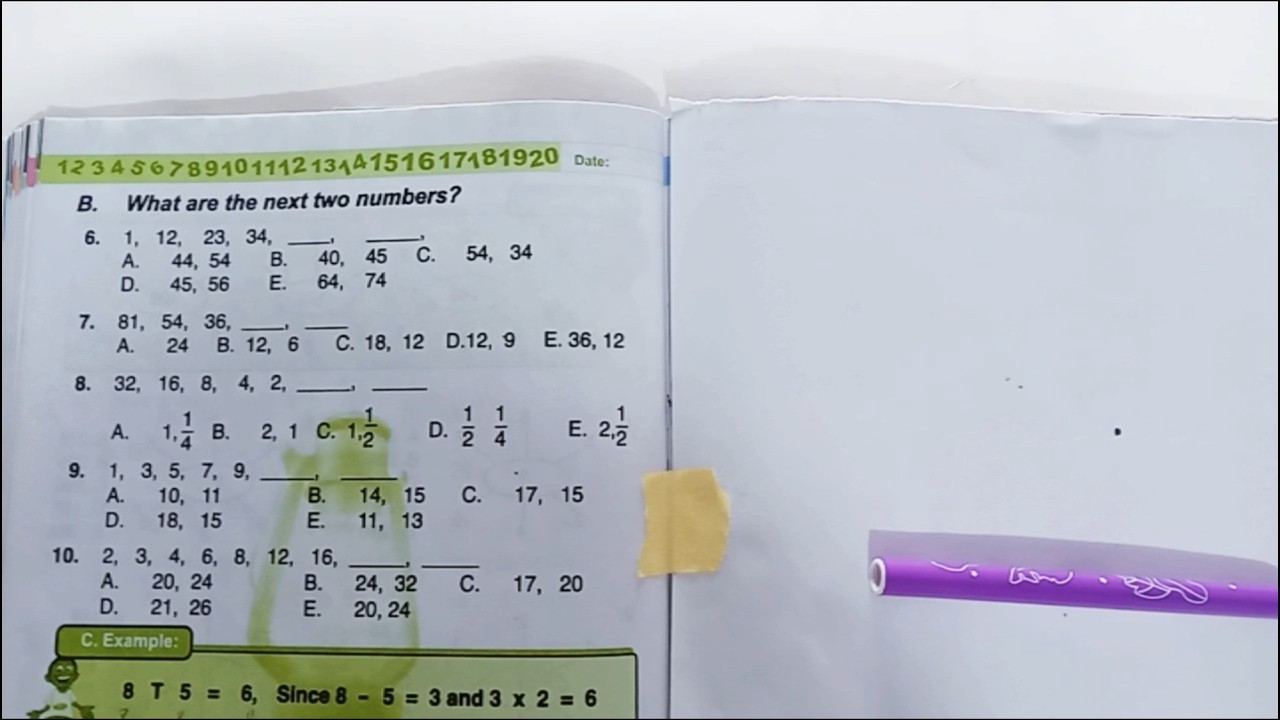 SOLVED! Test2B, page68, book5 Lantern quantitative reasoning - YouTube SOLVED! Test2B, page68, book5 Lantern quantitative reasoning - YouTube