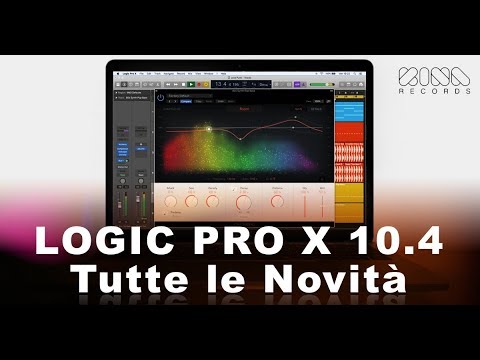 Logic Pro X 10.4 : Tutte le Novità (italiano)