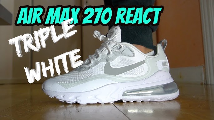 Keep It Clean With This Nike Air Max 270 React •