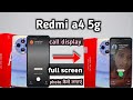 Redmi a4 5g call display full screen photo kaise lagaye|| redmi a4 call screen photo setting