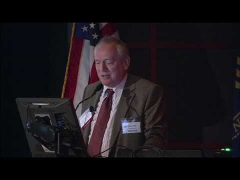 Graham Cameron speaking at the Genbank 25th Annive...