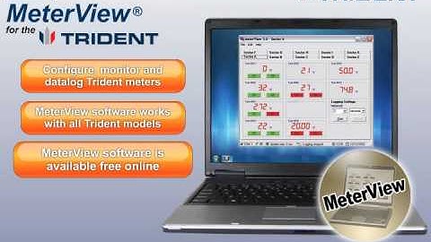MeterView Serial Communications Using the PDA8006 with Trident