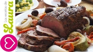 Como hacer CARNE AL HORNO facil y jugosa - Comida Saludable - YouTube