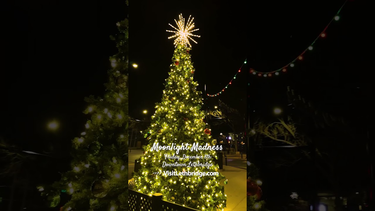 Vist Lethbridge for Moonlight Madness in Downtown Lethbridge on Friday, December 8th, 2023