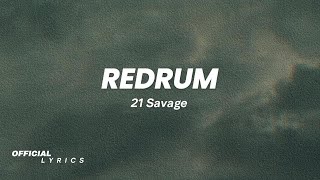 21 Savage - Redrum (Lyrics)