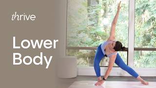 15-Min Lower Body Workout + Stretch | No Equipment