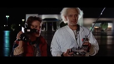 MIDI music - The Time Machine (Back To The Future music video)