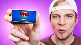 BEATING BRAWL STARS on the WORLD'S SMALLEST SCREEN